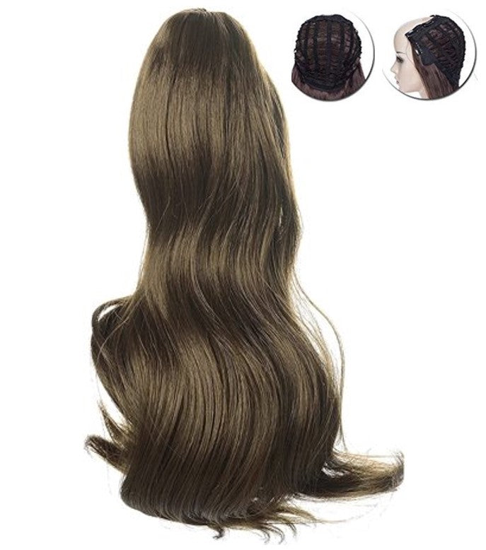 Silk Top Wefted LONG HAIR TOPPER 5x5.5Inch