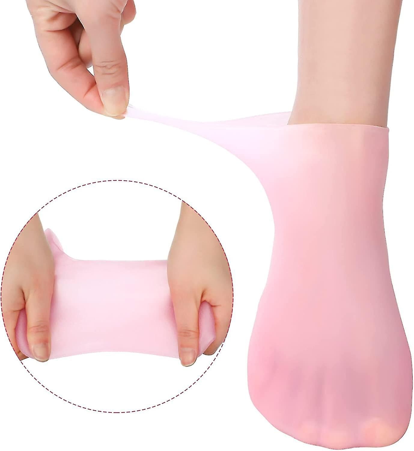 Silicon Moisturizing Sock Pack of 2(1 pair)