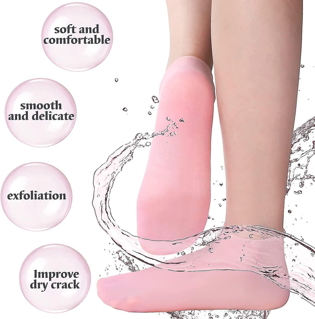 Silicon Moisturizing Sock Pack of 2(1 pair)